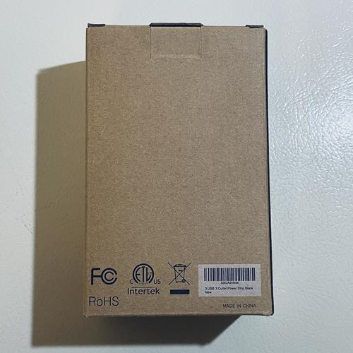 Power Strip w/ Flat Plug, 3 Outlets + 3 USB Ports, 3.1A, 5ft Cord, Cruise/Dorm