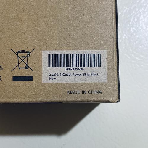 Power Strip w/ Flat Plug, 3 Outlets + 3 USB Ports, 3.1A, 5ft Cord, Cruise/Dorm