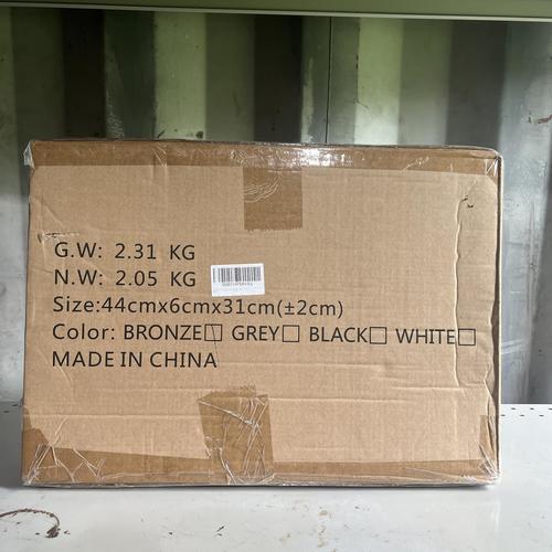 Shoe Rack Storage Organizer 4 Tier Free Standing Metal Shoe Shelf - Bronze