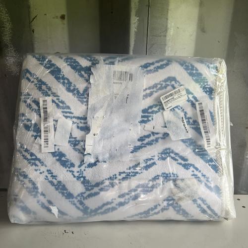 nuLOOM Rosanne Machine Washable Geometric Ultra Thin Runner Rug 2' 6" x 12' Blue