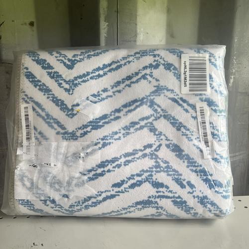 nuLOOM Rosanne Machine Washable Geometric Ultra Thin Runner Rug 2' 6" x 12' Blue