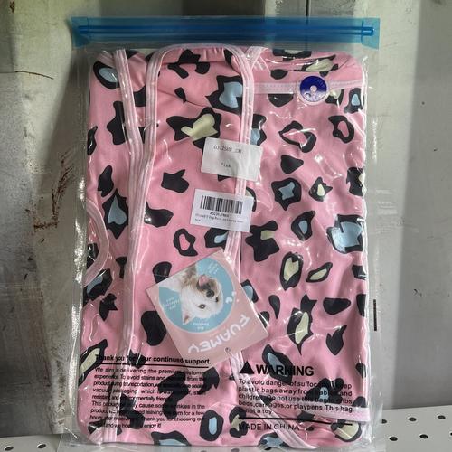 Recovery Suit for Dogs After Surgery Soft Breathable Dog - Pink Leopard XXL
