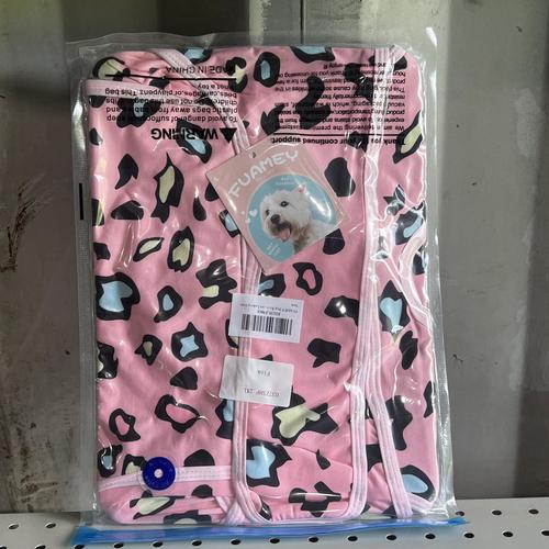 Recovery Suit for Dogs After Surgery Soft Breathable Dog - Pink Leopard XXL
