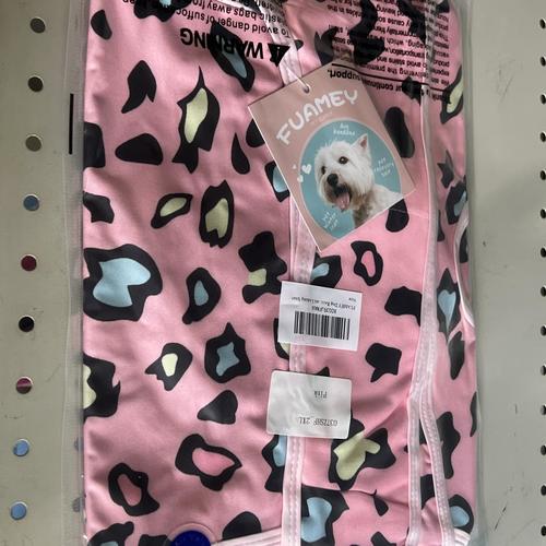 Recovery Suit for Dogs After Surgery Soft Breathable Dog - Pink Leopard XXL