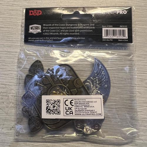 Ultra PRO - Dungeons & Dragons Waterdeep RPG Coins - 15 Cast Metal Faux Coins