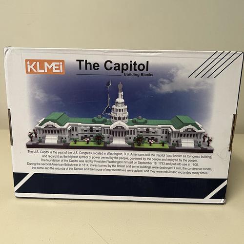 KLMEi Micro Mini Blocks United States Capitol Famous Building  (14+)  3630 PCS