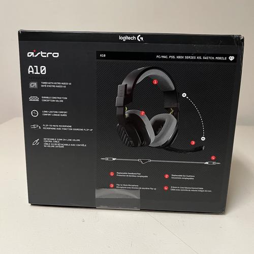 ASTRO A10 Gen 2 WIRED Gaming Headset for Xbox Series X|S, Switch, PC/MAC Black