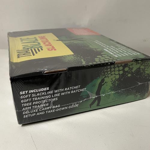 Complete Slackline Kit 60ft - Wider Tree Protectors Slack Lines for Backyard