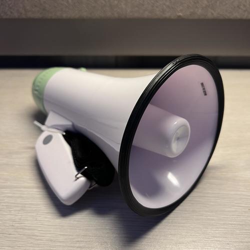MyMealivos Portable Megaphone Bullhorn 20 Watt Power Megaphone Speaker Voice