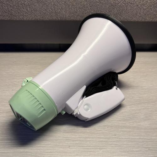 MyMealivos Portable Megaphone Bullhorn 20 Watt Power Megaphone Speaker Voice