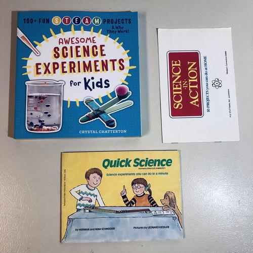 Awesome Science Experiments for Kids: 100+ Projects + 2 BONUS BOOKS BUNDLE
