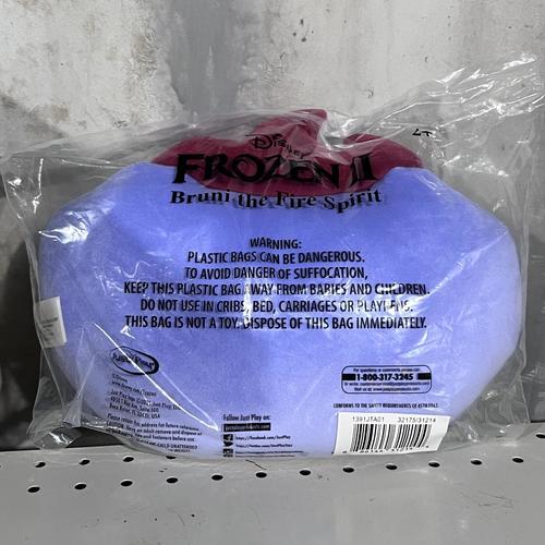 Disney Frozen 2 Character Head 12-Inch Plushie Bruni, Soft Pillow Buddy Toy