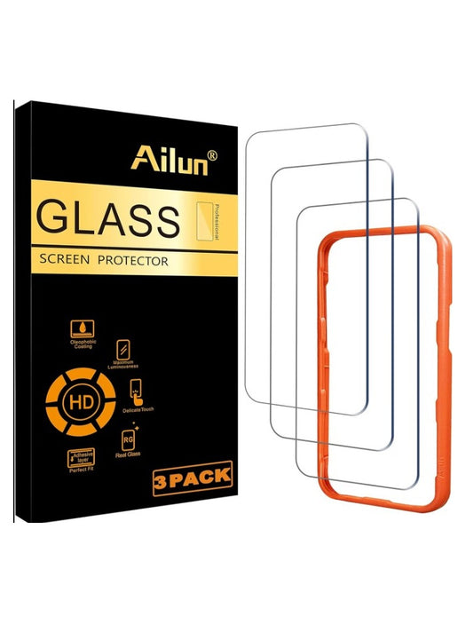3 Pack iPhone 16 Pro Max Tempered Glass Screen Protector - view 1 of 3