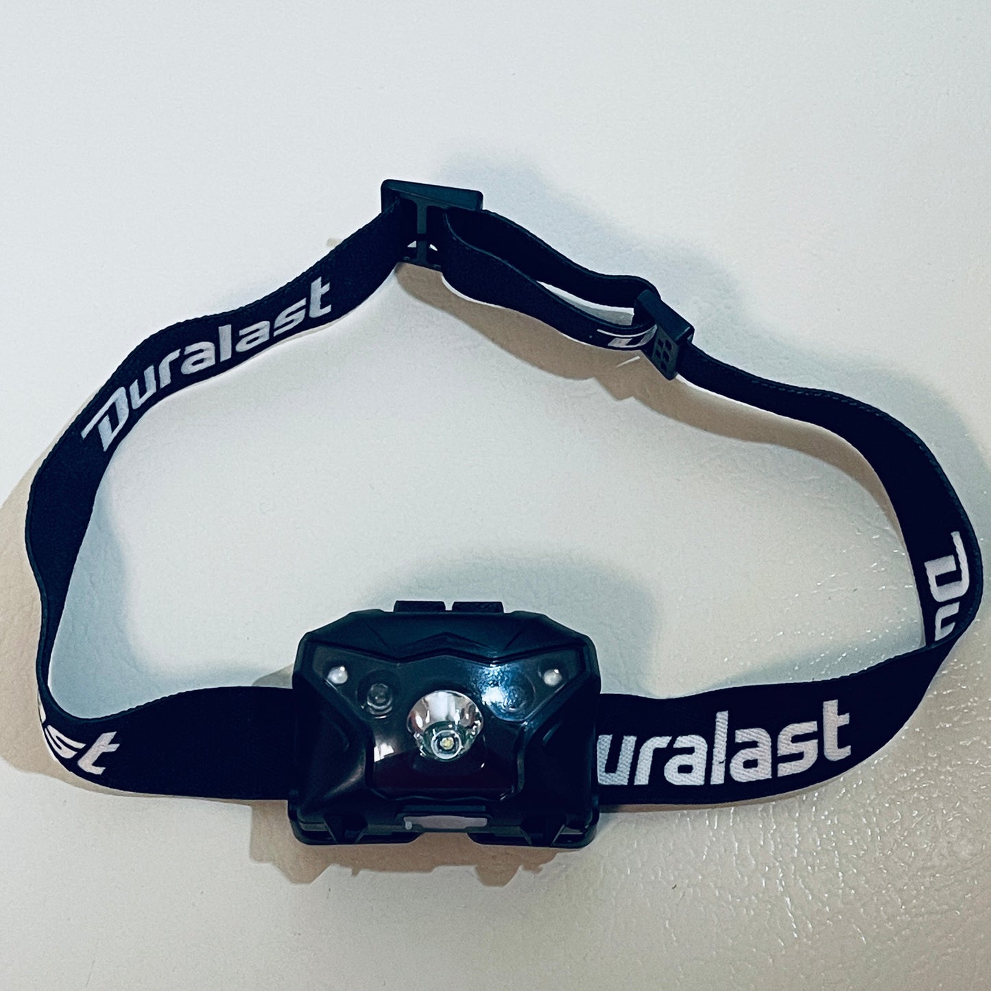 LED Headlamp – USB Rechargeable – White, Red, and Blue/Violet Lights – Adjustable Headband