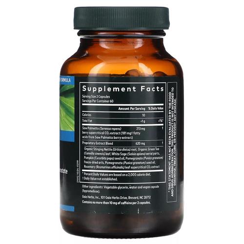 Gaia Herbs - Prostate Health - 120 Vegan Liquid Phyto-Caps EXP 8/2026