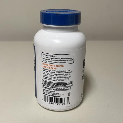 Nutricost Biotin (Vitamin B7) Supplement 10 000mcg (10mg)  240 Capsules EXP 11/25