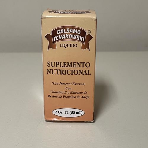 Balsamo Tchakowski with Vitamin E and Bee Propolis Resin Extract 2 oz. fl. 58ml EXP 7/25