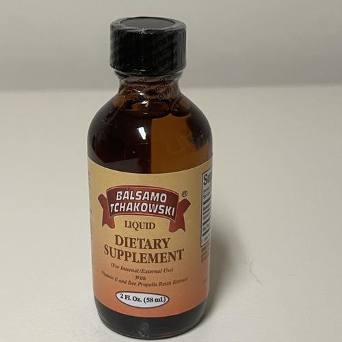 Balsamo Tchakowski with Vitamin E and Bee Propolis Resin Extract 2 oz. fl. 58ml EXP 7/25