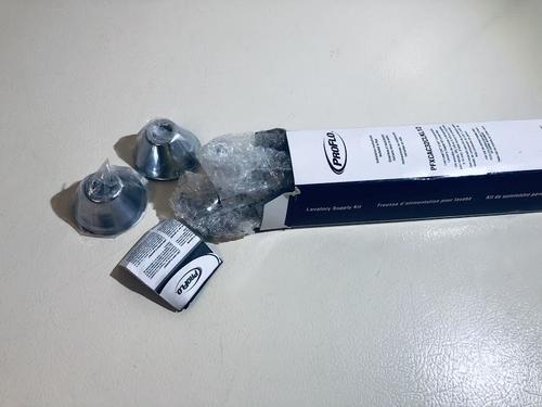 PROFLO PFXCAC32CLKL12 5/8" x 3/8" Lavatory Supply Kit - Risers, Flanges, Keys