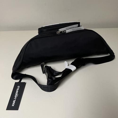 KARL LAGERFELD Paris Voyage Sling Backpack Black One Size