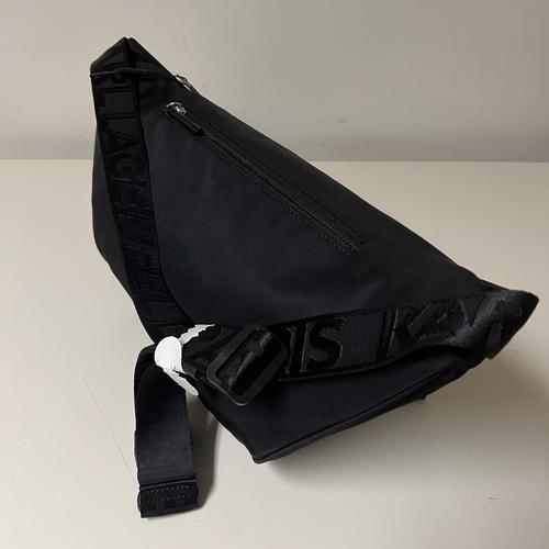 KARL LAGERFELD Paris Voyage Sling Backpack Black One Size
