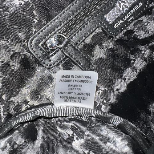 KARL LAGERFELD Paris Voyage Sling Backpack Black One Size