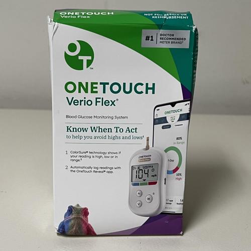 OneTouch Verio Flex meter Blood Glucose Monitoring System EXP 3/2029