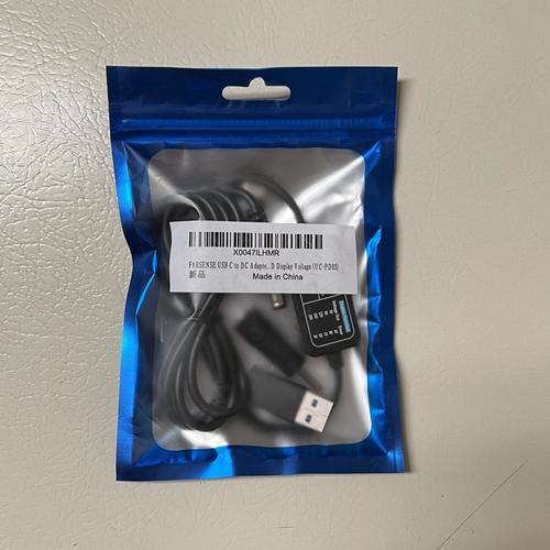 USB C to DC Adapter,Barrel PD Trigger Cable 3.3ft with USB C Male to Femal/USB