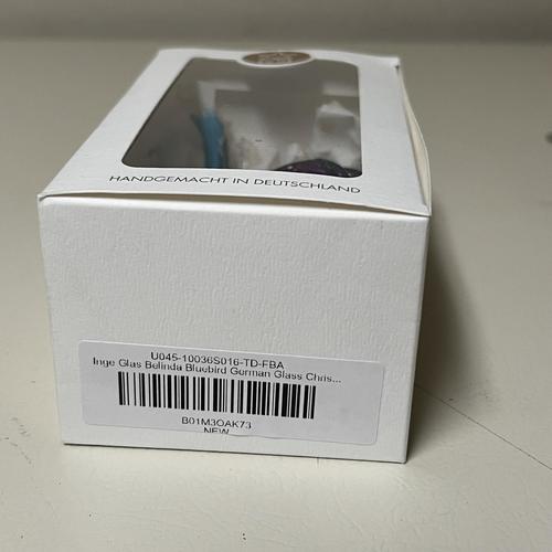 Inge-Glas Belinda Bluebird German Glass Christmas Tree Ornament