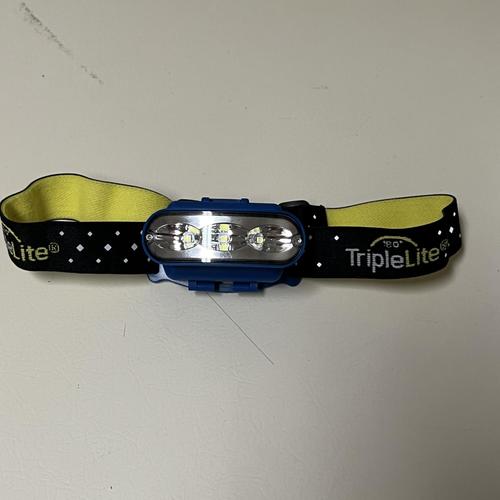 TripleLite 530 lm Blue LED Head Lamp AAA Battery
