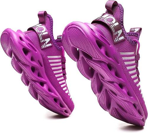 GSLMOLN Men's Slip on Breathable Walking Shoes Ultra Lightweight US8 EUR41 PURPL