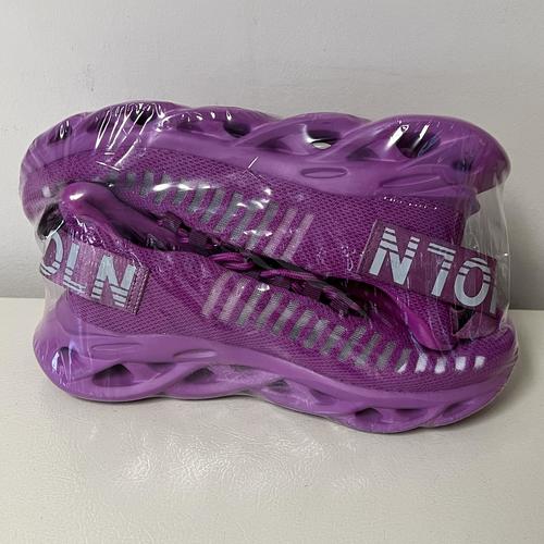 GSLMOLN Men's Slip on Breathable Walking Shoes Ultra Lightweight US8 EUR41 PURPL