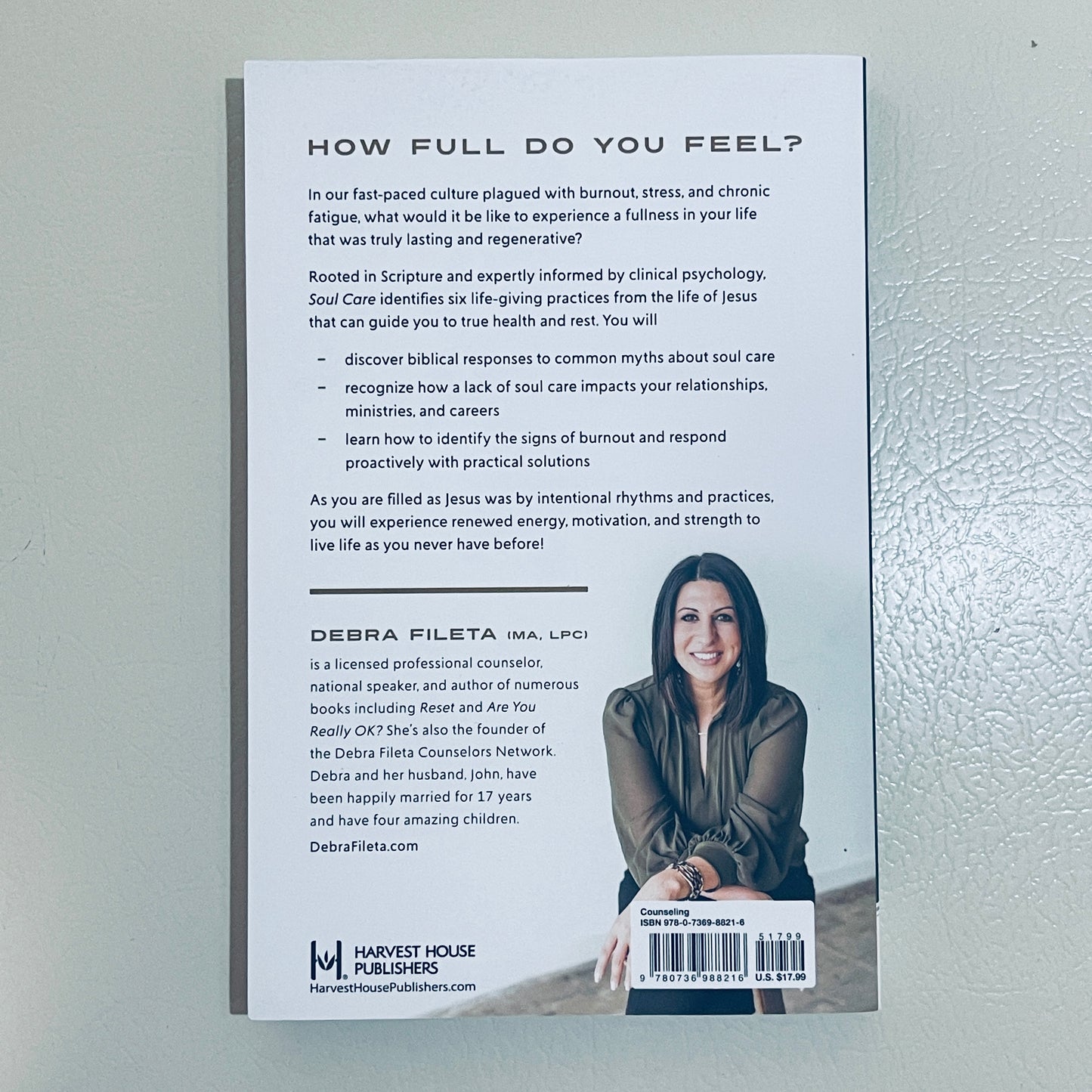 Soul Care by Debra Fileta M.A., LPC - Self-Help Book