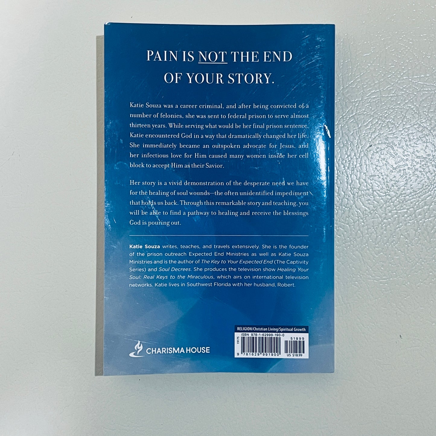 Healing the Wounded Soul by Katie Souza - Paperback Christian Spiritual Growth Book