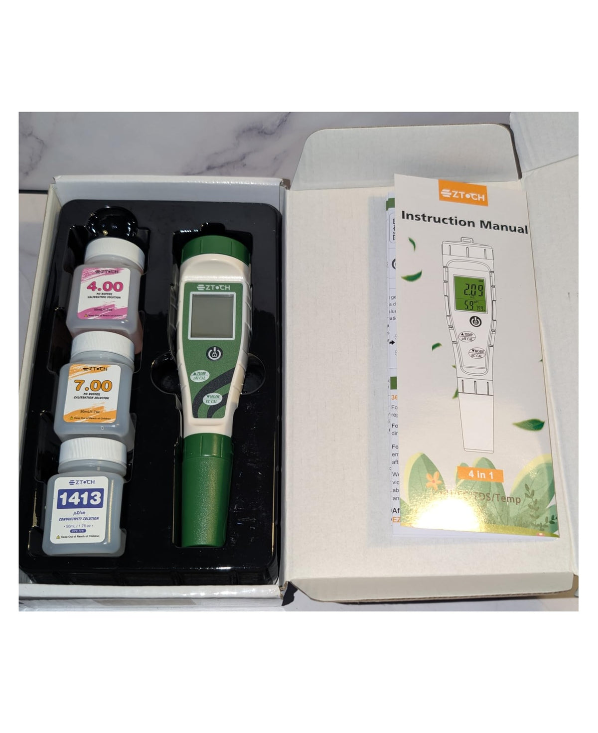 Digital pH and EC Water Quality Tester, Hydroponics, Aquarium, Pool - view 3 of 8