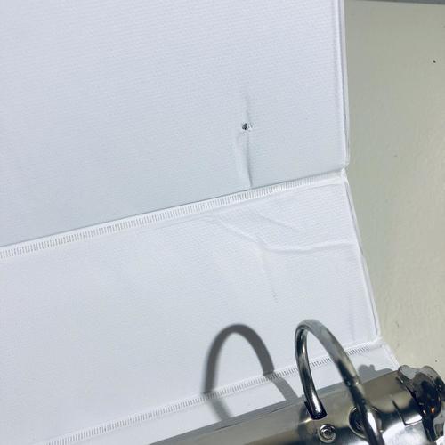 2 Office Depot Durable View 3-Ring Binders, 2" rings, pockets, 475 sheets each