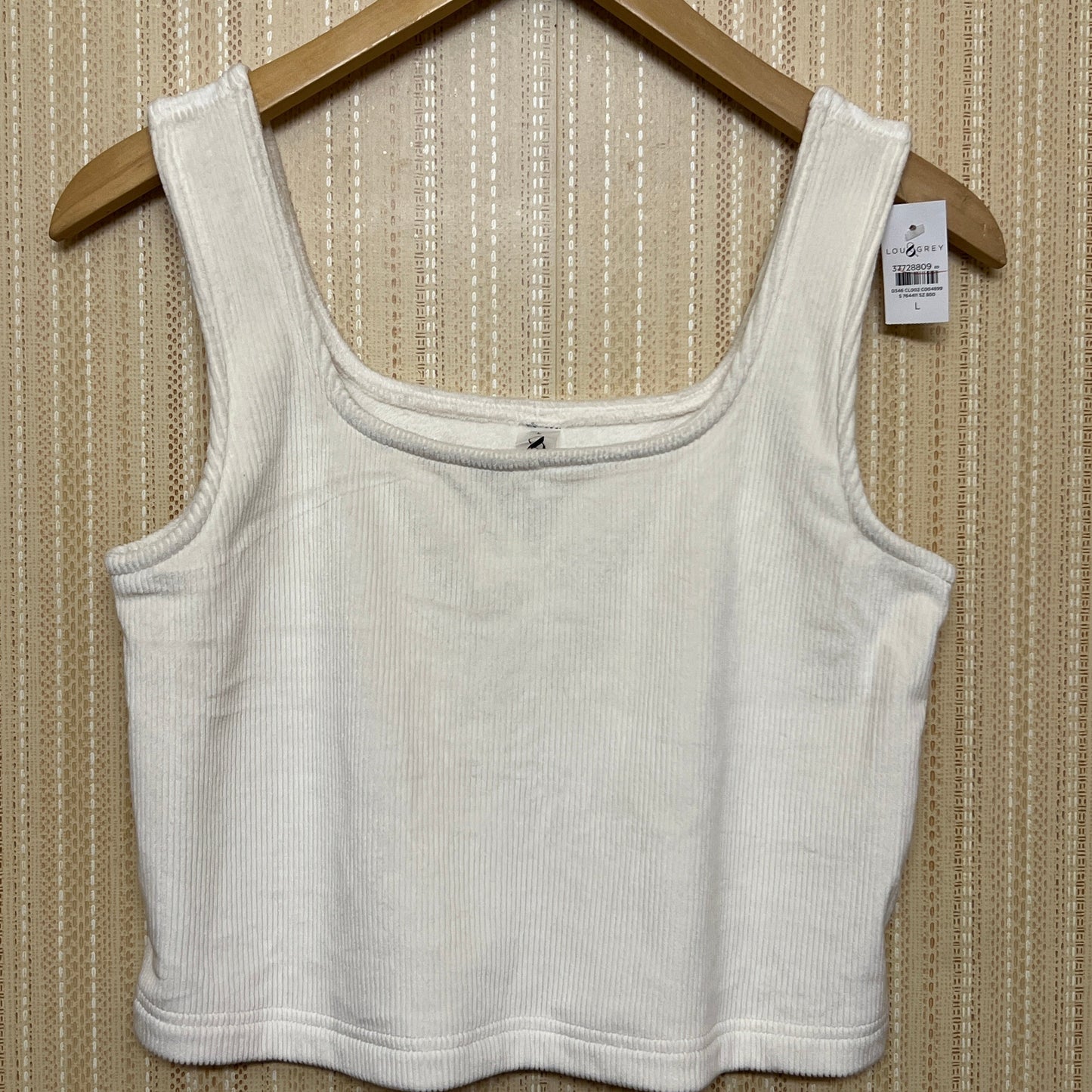 Lou & Grey Women's Brushed Rib Square Neck Bralette