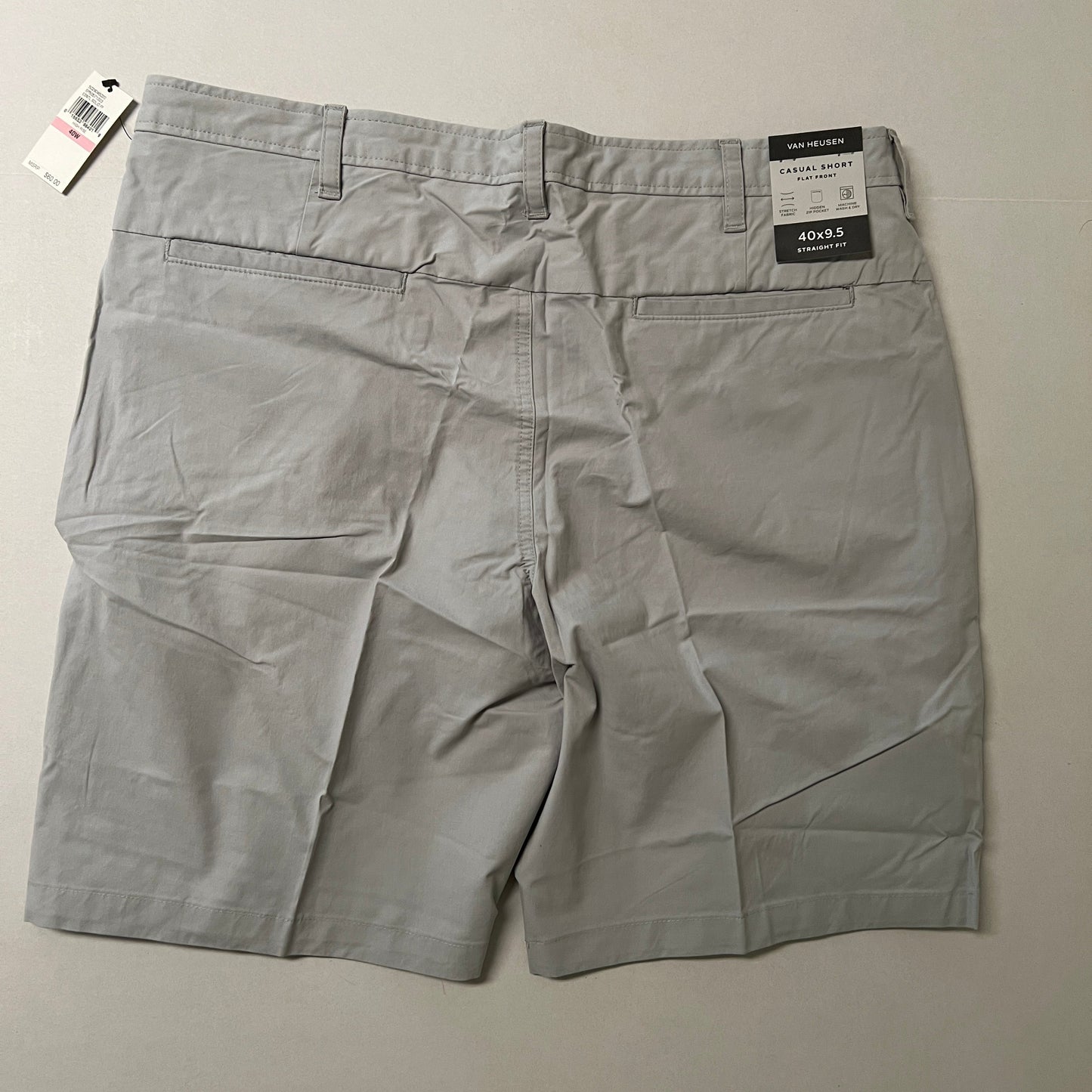 Van Heusen Men's Essential Twill Straight Fit Casual Shorts