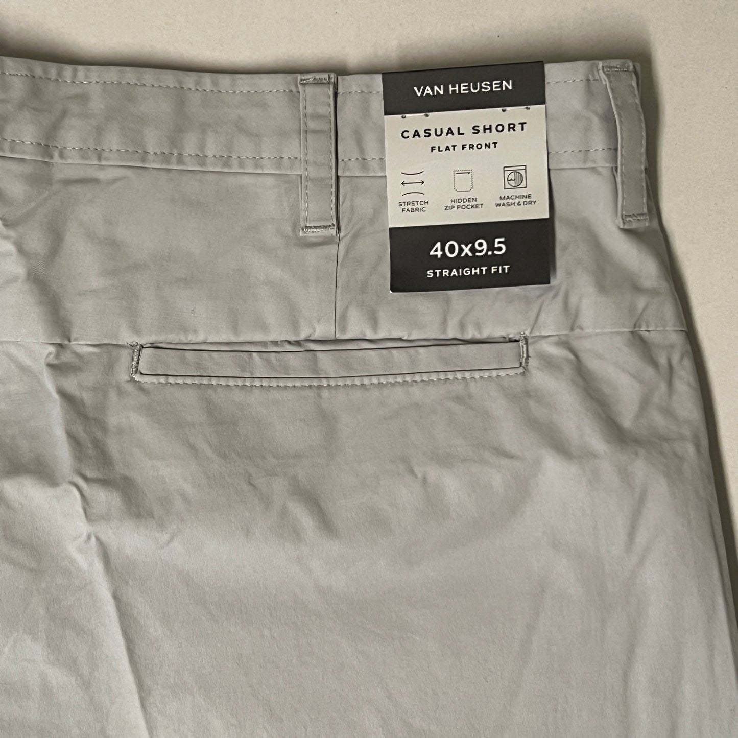 Van Heusen Men's Essential Twill Straight Fit Casual Shorts