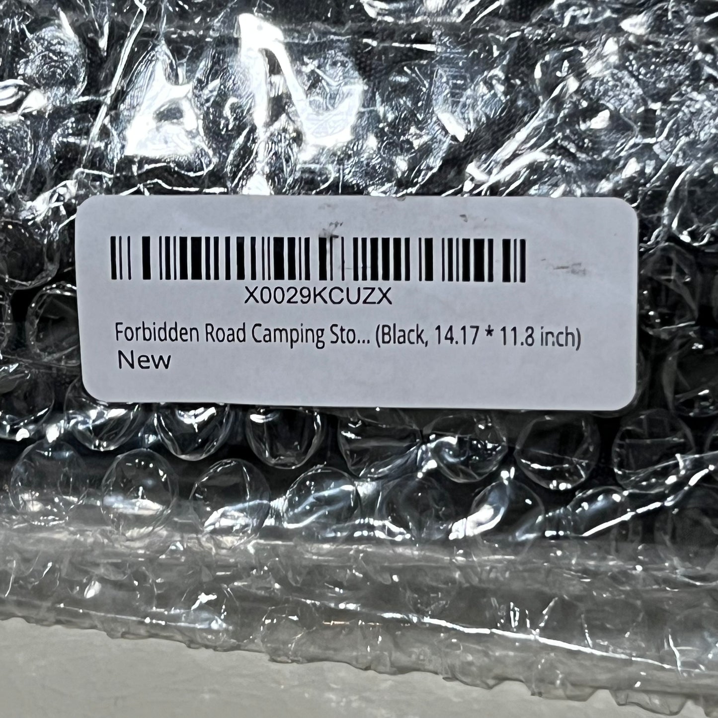 Portable Folding Camping Stool Outdoor Chair - Black