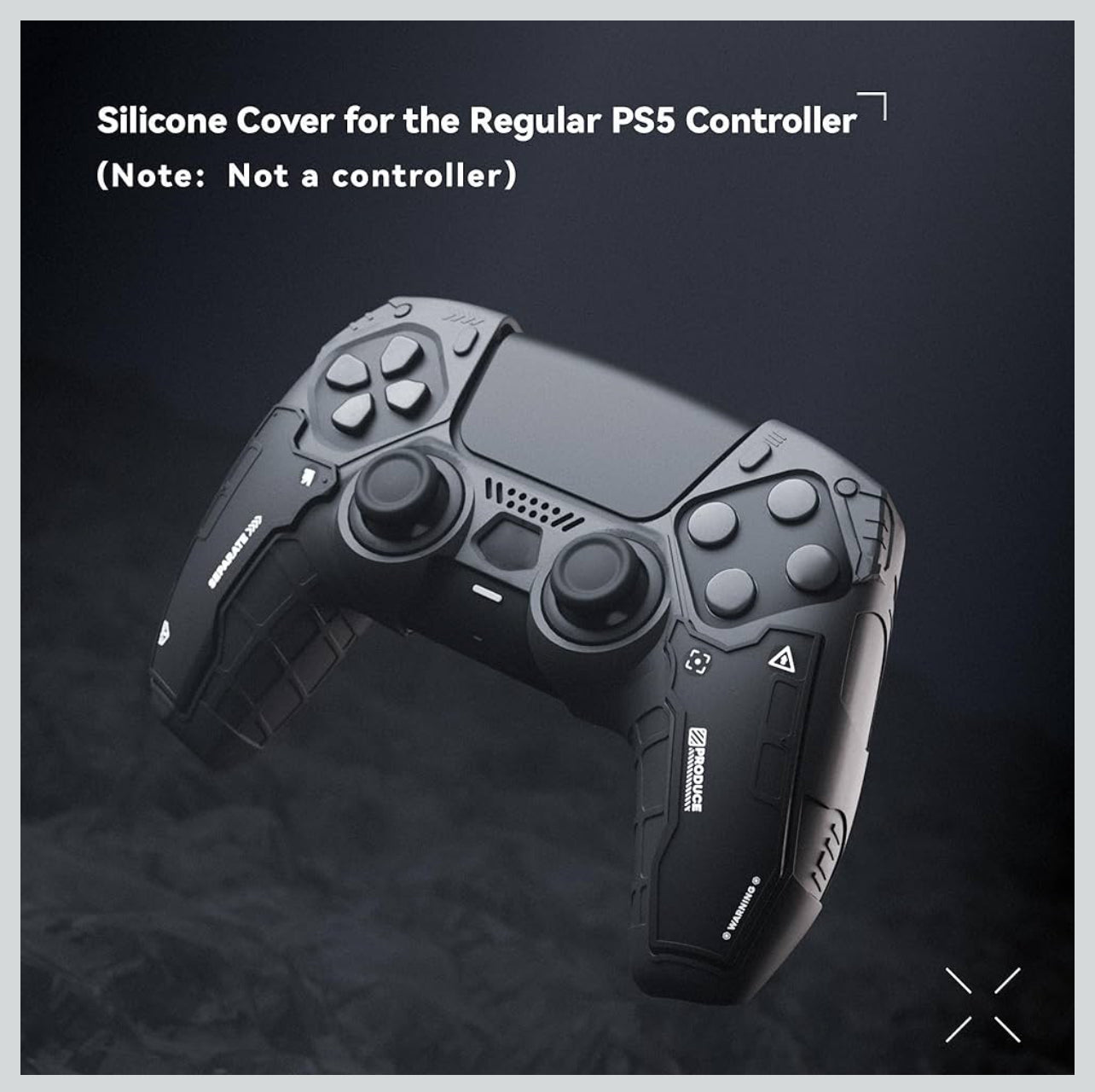 Silicone Cover for Regular PS5 Controller - Black