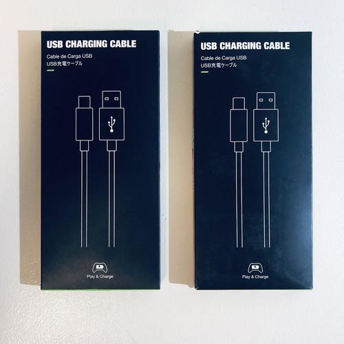 4 CABLES - PS4 Controller Charger Charging Cable 10ft Nylon Braided Micro USB