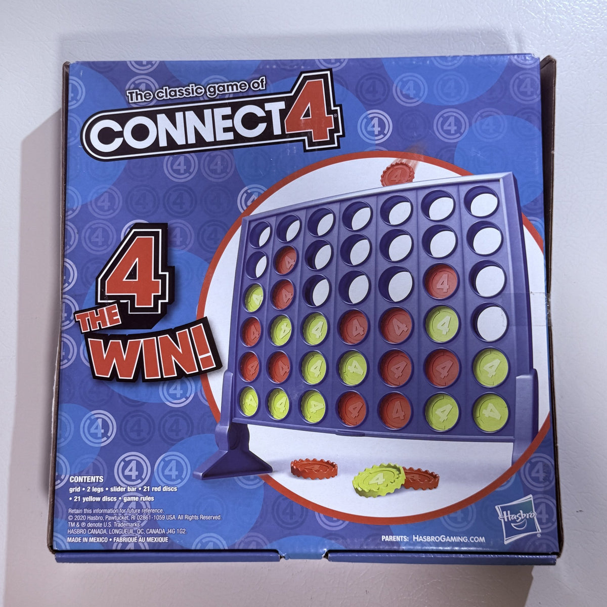Hasbro Gaming Connect 4 Classic Grid, 4 in a Row Strategy Game - view 3 of 8