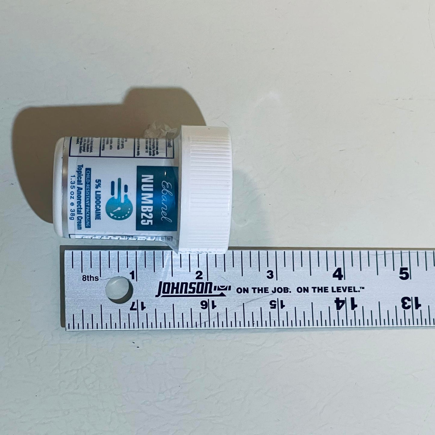 Ebanel Numb25 5% Lidocaine Topical Anorectal Cream EXP 6/2026