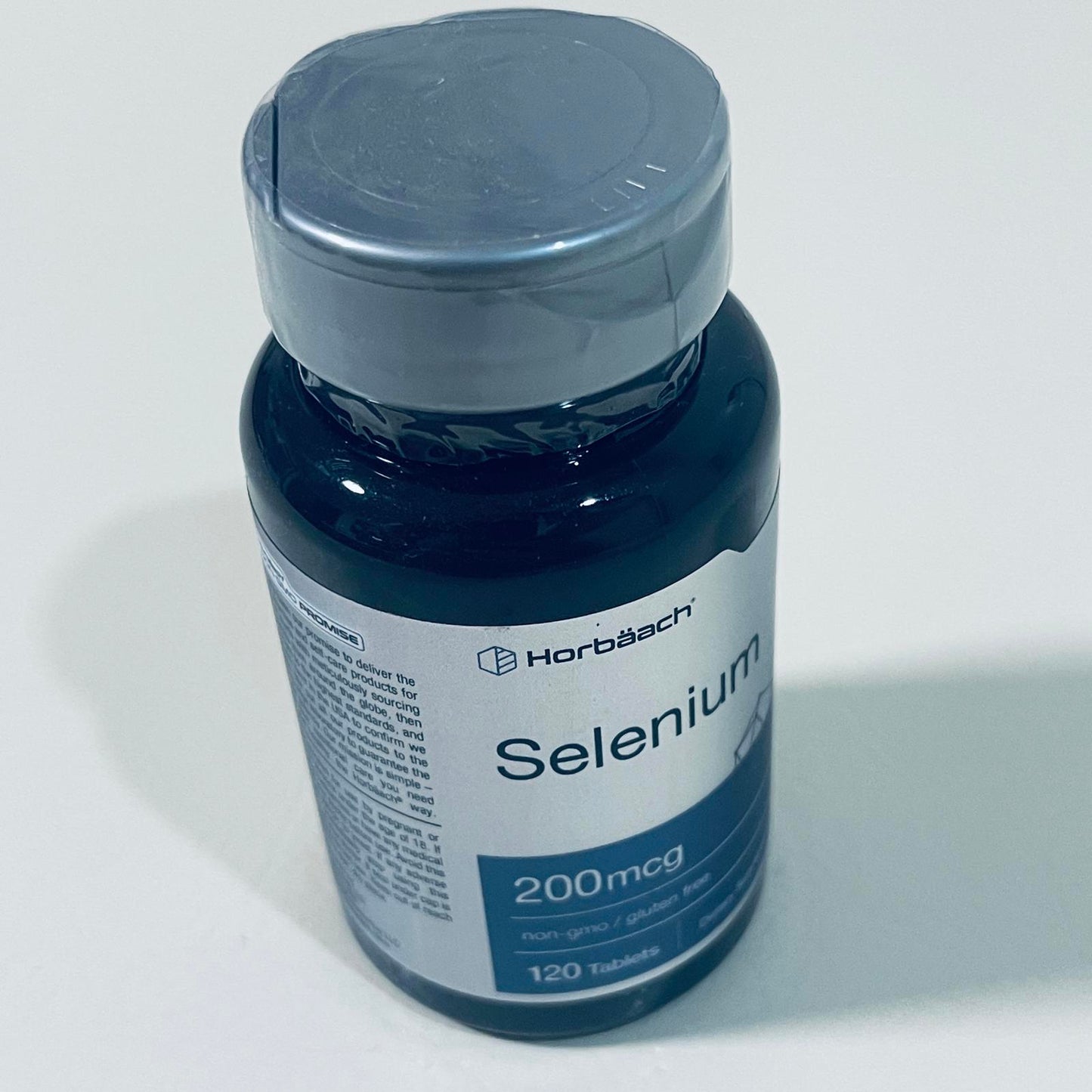 Horbaach Selenium 200 mcg Dietary Supplement, 120 Tablets EXP 5/2027