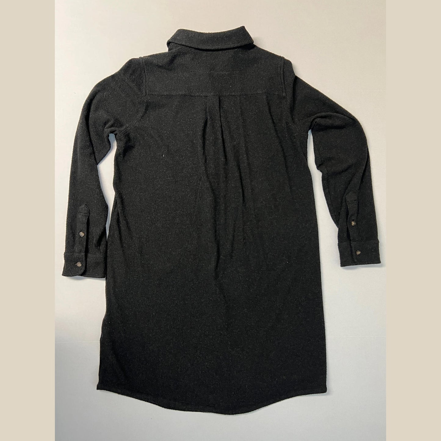 Faherty Women's Legend Long Sleeve Black Shirt Sweater Dress