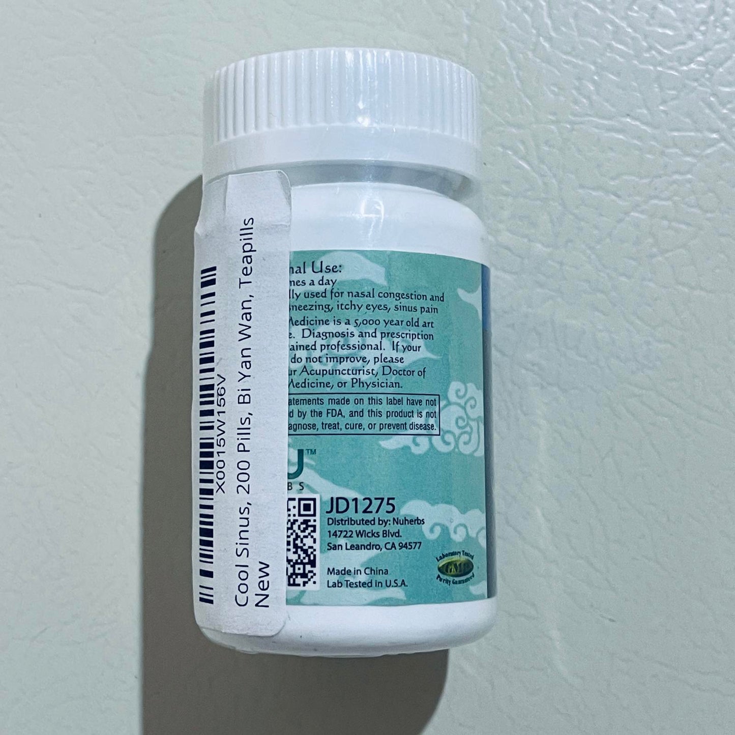 Jade Dragon Cool Sinus Herbal Supplement 200 Pills EXP 11/2028