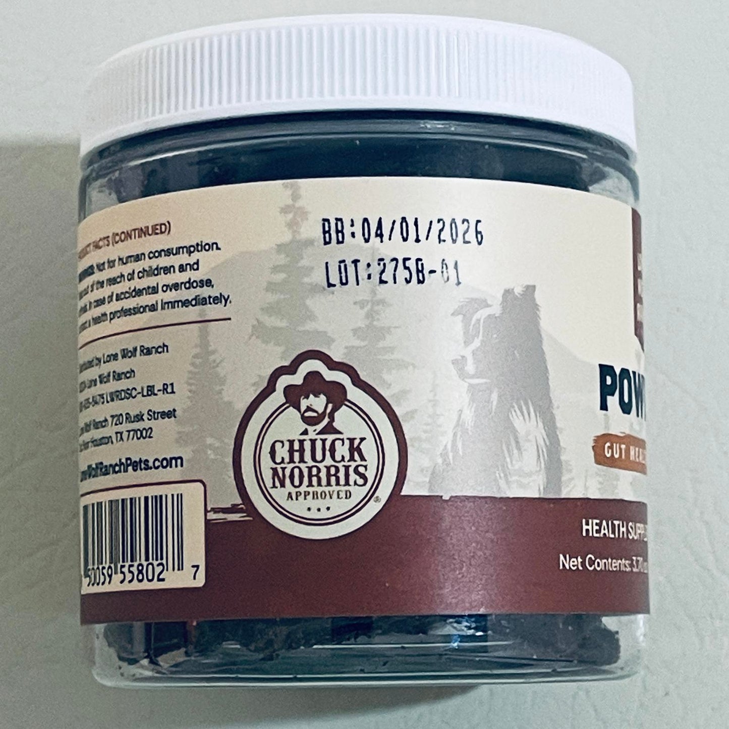 Lone Wolf Ranch Power GI Gut Health Support Health Supplement for Dogs BEST 4/2026