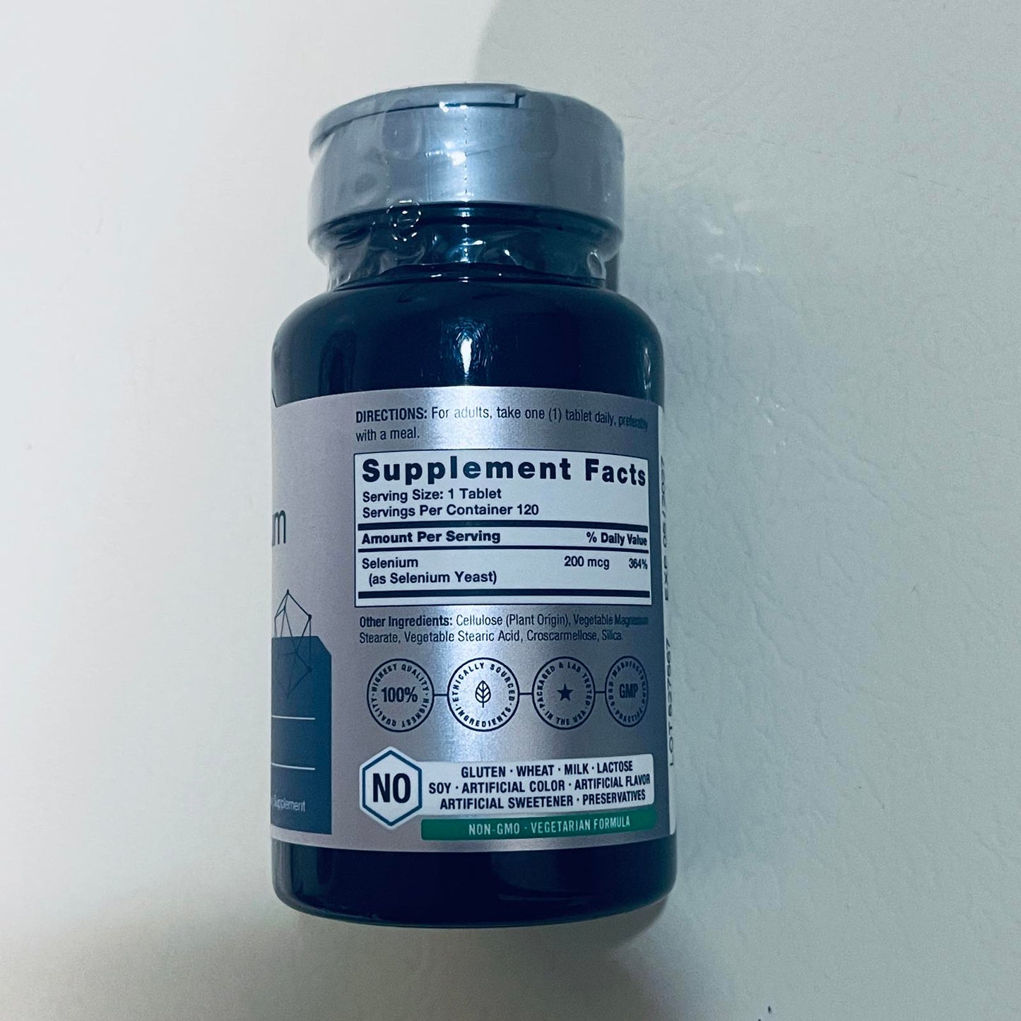 Horbaach Selenium 200 mcg Dietary Supplement, 120 Tablets EXP 5/2027