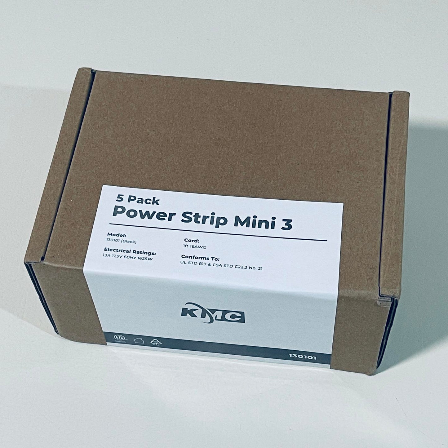 KMC Power Strip Mini 3 - 5 Pack